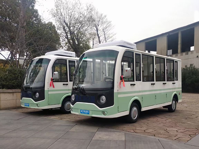 11座封閉電動觀光車