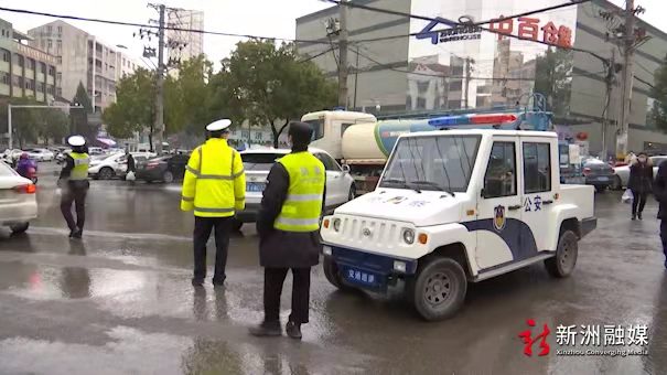 我公司電動巡邏車為陽邏交通中隊排堵保暢！