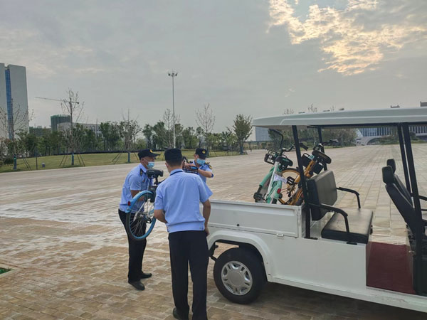 金開電動車助力武漢東站，強化治理建設文明東站